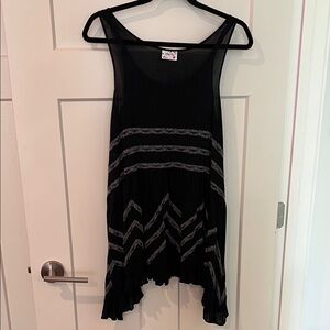 Free People Black and Gray Dress/Tunic